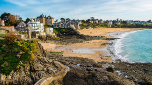 La Plage de Saint-Énogat a Dinard