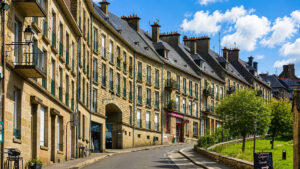Rue de la Pinterie nel quartiere storico di Fougères