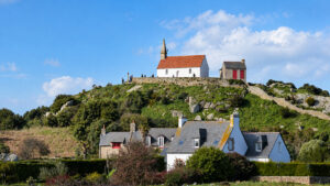 Chapelle Saint-Michel sulla sommità di un’altura dell’Île de Bréhat