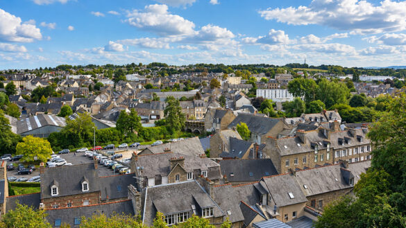 Veduta panoramica di Lamballe nelle Côtes-d'Armor