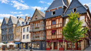 Case a graticcio nel centro storico di Lannion