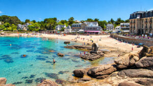 Spiaggia di Saint-Guirec a Ploumanac'h, Perros-Guirec