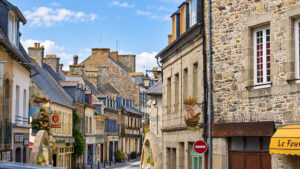 Le caratteristiche vie del centro storico di Pontrieux